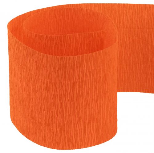 Artikel Blomcrepe orange B10cm ytvikt 128g/kvm L250cm 2st