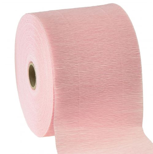 Blomcrepe ljusrosa B10cm ytvikt 128g/kvm L250cm 2 st