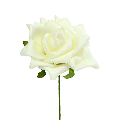 Floristik24 Skumrosa Ø7,5cm kräm 18 st