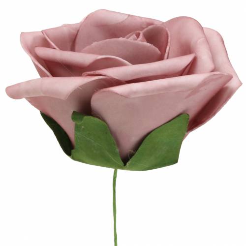Floristik24 Foam Rose Gammelrosa Ø15cm 4 st