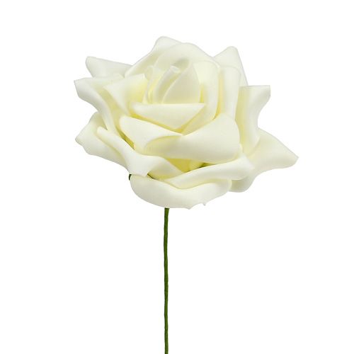Artikel Foam Rose Ø 10cm kräm 8 st