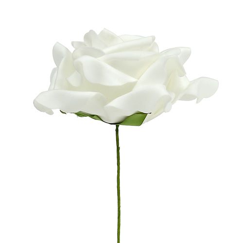 Artikel Foam Rose Vit Ø15cm 4 st