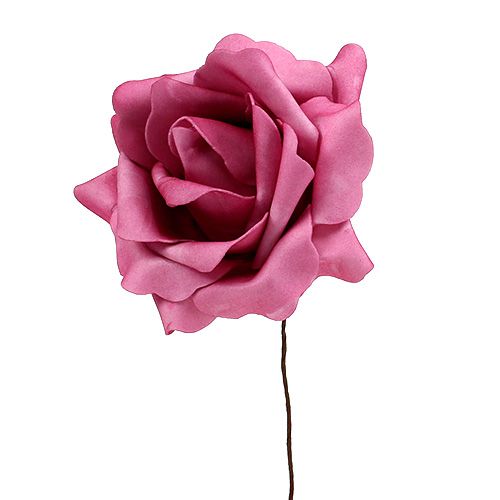 Floristik24 Foam Rose Erika Ø15cm 4 st