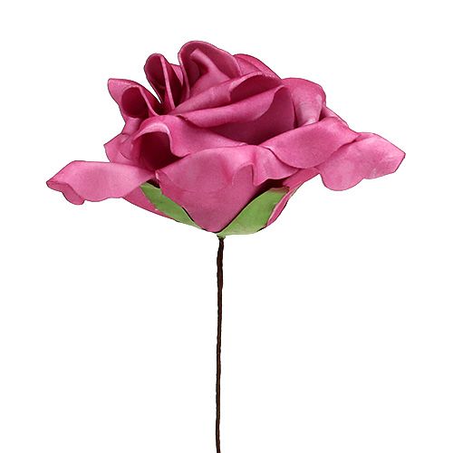 Floristik24 Foam Rose Erika Ø15cm 4 st
