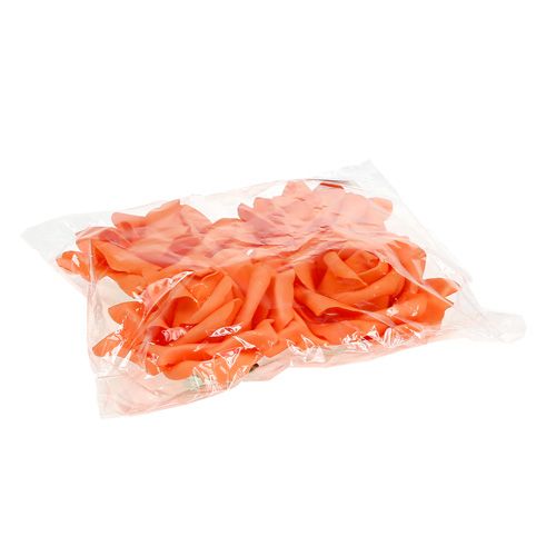 Artikel Skumrosor orange Ø15cm 4 st
