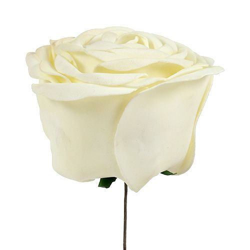 Artikel Foamrose Mix Ø10cm rosa, kräm, vit 6 st