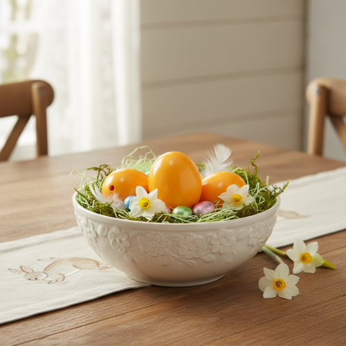 Artikel Påskägg, riktiga hönsägg, perfekta för kreativt gör-det-själv-pyssel och påskpyssel, 5 cm, 10 stycken