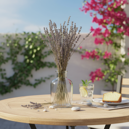 Artikel Torkad lavendel, väldoftande torkade blommor, 35-40 cm, 100 g