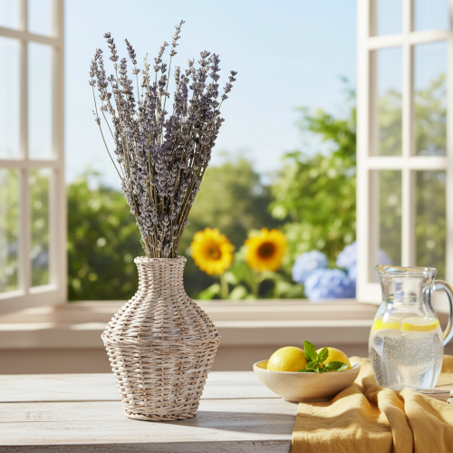 Artikel Torkad lavendel, väldoftande torkade blommor, 35-40 cm, 100 g