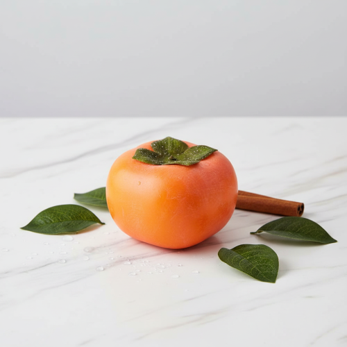 Artikel Konstgjord persimmon frukt dekorativ konstgjord frukt Ø8cm H5,5cm