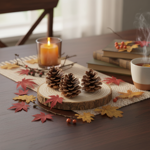 Artikel Svarta kottar, naturliga dekorativa kottar, kottar, 5-8 cm, 250 g