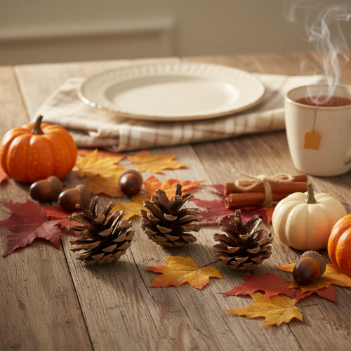 Artikel Kotar dekorativa tallkottar natur 4-5cm 250g