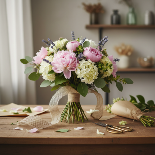 Artikel Naturligt juteband, 5 cm brett, 40 m långt