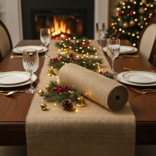 Artikel Bordslöpare juteband natur 30cm 10m