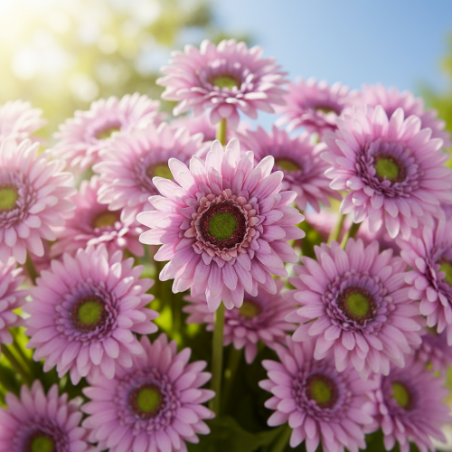 Artikel Konstgjorda Blommor Gerbera Trädgård Konstgjorda Blommor Lila 47cm