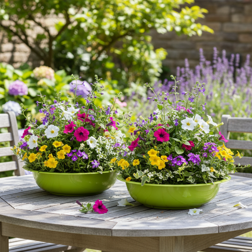 Artikel Planteringsbricka för attraktiv växtdekoration i vardagsrummet, 29 cm, 2 stycken