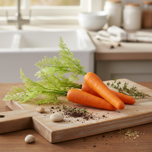 Artikel Dekorativa morötter konstgjorda grönsaker L30cm 3 st