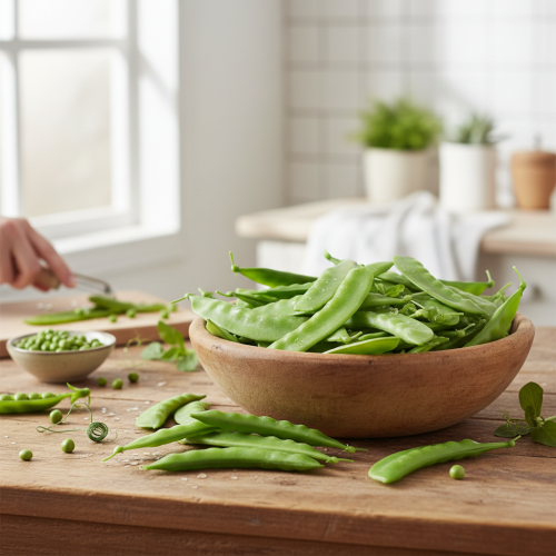 Artikel Gröna ärtor Konstgjorda livsmedel Grönsaker 11,5cm 24 st