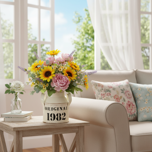 Artikel Dekorativ metallkanna “Original 1982” Krämrost H13cm 2 st