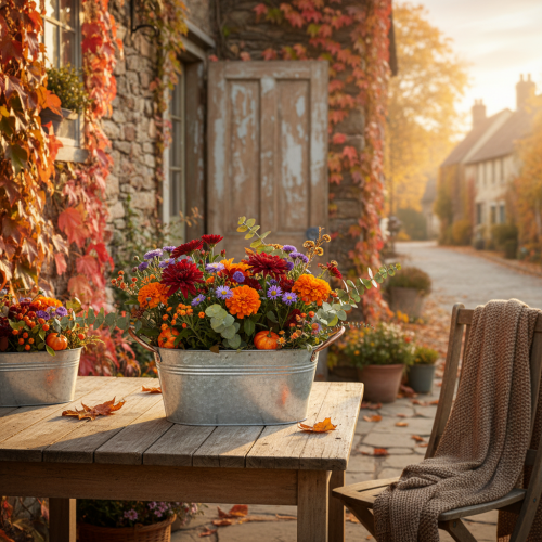 Artikel Blomskål med handtag, dekorativ skål, metall, 17,5×12×9 cm