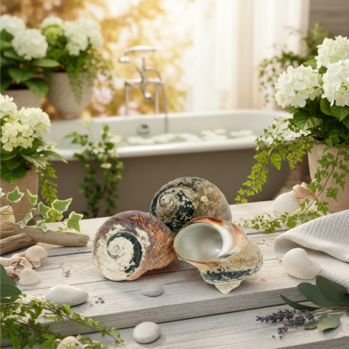 Turban Shell Alikreukel Natural 500g | Floristik24.se
