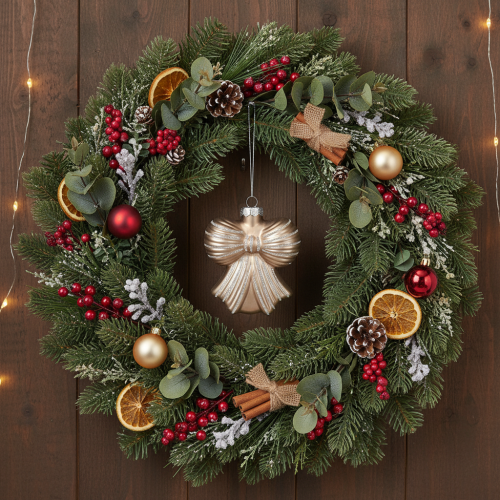 Julgranskulor i glas, rosett för upphängning, 10 cm, 2 stycken | Floristik24.se