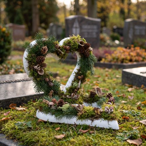 Styrofoam hjärta öppet 18cm 2st | Floristik24.se