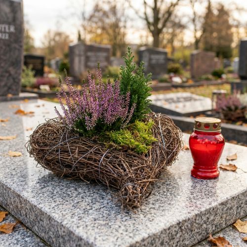 Växtskål hjärta kyrkogård, vinrankahjärta för plantering 15cm 2st | Floristik24.se