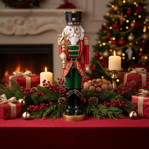 Nötknäppare Dekorativ Figur Festlig Juldekoration 59cm | Floristik24.se