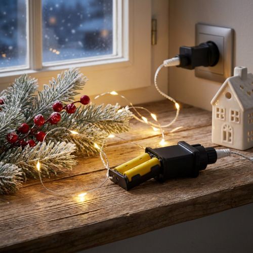 Batteriadapter som batteriersättning för 2 AAA-batterier 3V | Floristik24.se