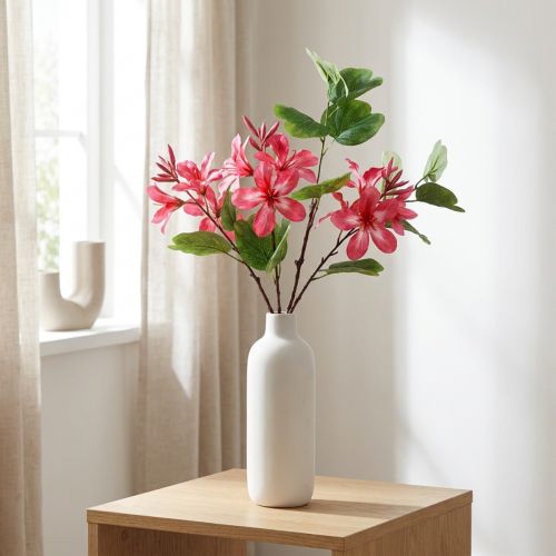 Konstgjord orkidégren Bauhinia Rosa konstgjord växt 62cm | Floristik24.se