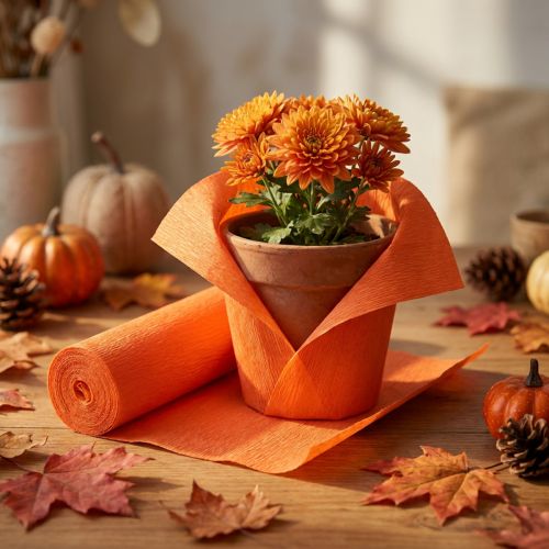 Florist crepepapper orange