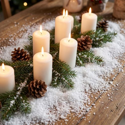 Deco snöflingor grova 100g | Floristik24.se