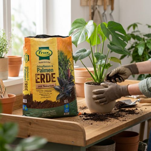 Frux Green växt- och palmjord med långsamt frisättande gödselmedel 10 l | Floristik24.se