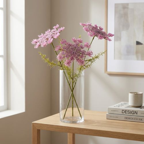 Konstgjord silkesblomma med dill för modern inredning 70 cm | Floristik24.se