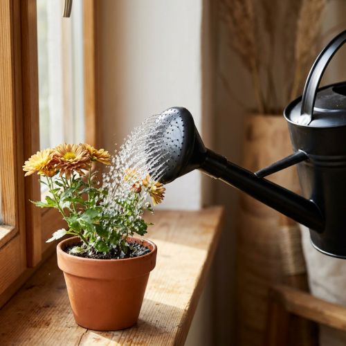 Vattenkanna dusch svart 5l | Floristik24.se
