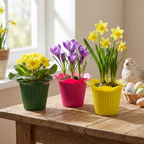 Plastkruka blomma Ø10,5cm 25 st | Floristik24.se