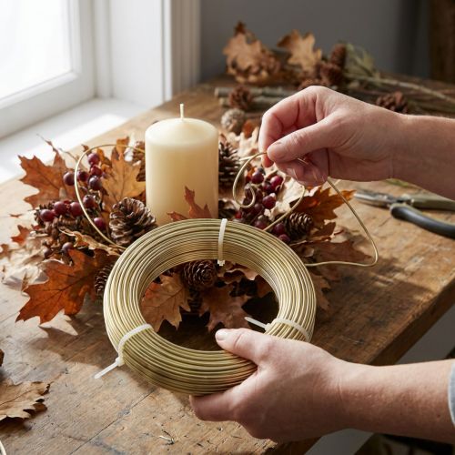 Dekorativ aluminiumtråd för hantverk och blomsterprojekt | Floristik24.se