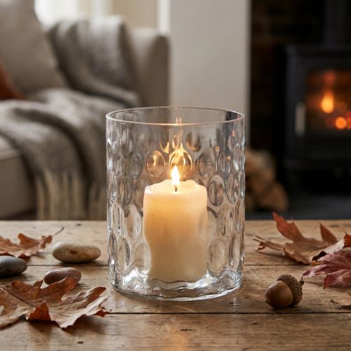 Artikel Lyktglas, blomstervas, glasvas rund Ø11,5cm H13,5cm