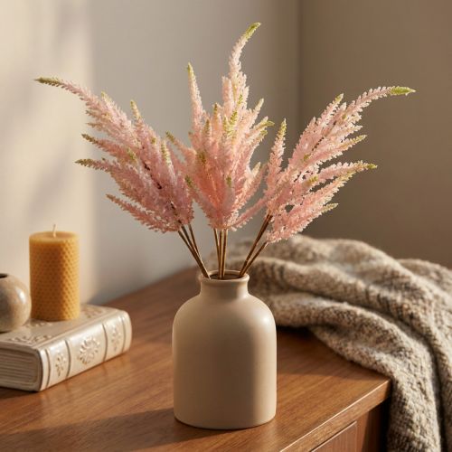 Astilbene Rosa konstgjorda växter 47/60 cm Gäng om 3 | Floristik24.se