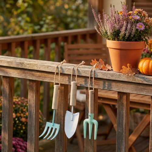 Deco hängare trädgårdsredskap vintage deco balkong 12,5cm 3st | Floristik24.se