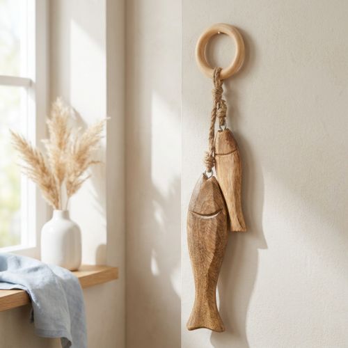 Mangoträfisk träfisk för upphängning naturell 10/15cm | Floristik24.se