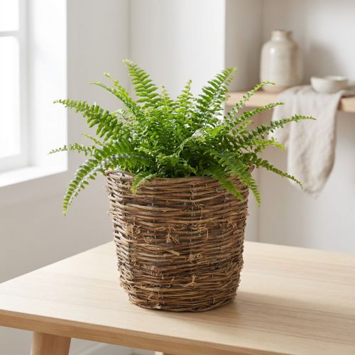 Växtkorg med vinrankliknande design, dekorativ för blomkrukor och bordsdekorationer | Floristik24.se