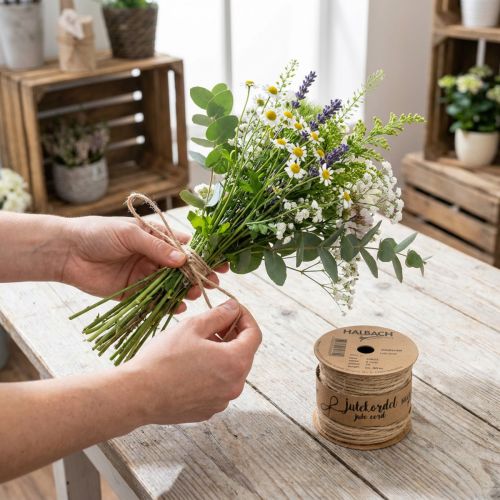 Jutesnöre natur Ø2mm 50m | Floristik24.se