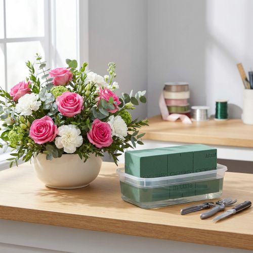 Blommigt skum Idealiskt 20 tegelstenar | Floristik24.se