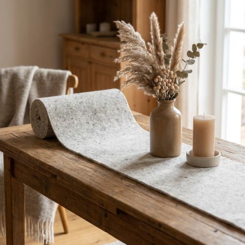 Filtband grått 15cm 5m | Floristik24.se