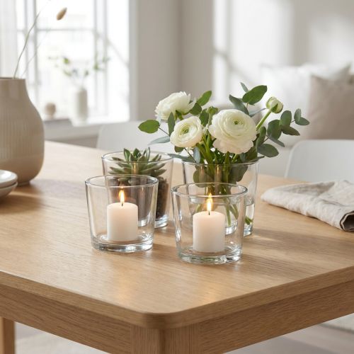 Glaskruka Ø10cm klar 12st | Floristik24.se