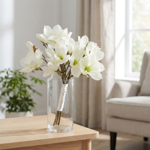 Magnolia gäng vit 40cm 5 st | Floristik24.se