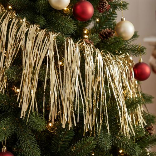 Glitter ljusguld glitter gardindekoration guld 90×200cm | Floristik24.se