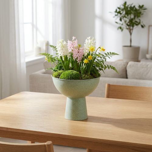 Skål med stativ för växter, dekorativ skål, 25 cm | Floristik24.se
